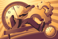 man_jumps_through_clock